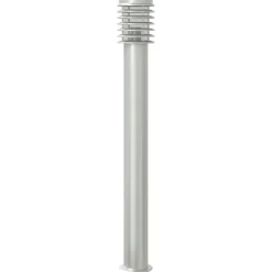vidaXL Iluminación-Lámpara de suelo de exterior acero inoxidable 110 cm