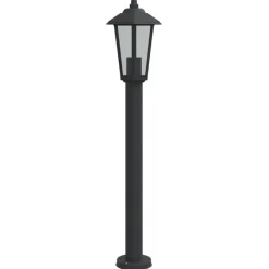 vidaXL Iluminación-Lámpara de suelo de exterior acero inoxidable 80 cm
