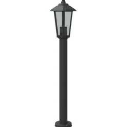 vidaXL Iluminación-Lámpara de suelo de exterior acero inoxidable 80 cm