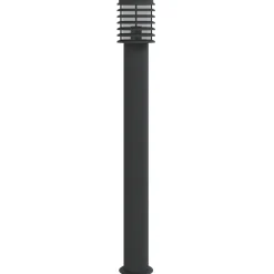 vidaXL Iluminación-Lámpara de suelo de exterior acero inoxidable 110 cm