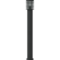 vidaXL Iluminación-Lámpara de suelo de exterior acero inoxidable 110 cm
