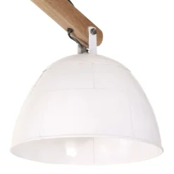 vidaXL Lámpara de techo blanca 25 W E27 29x18x85 cm Blanco Outlet