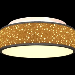 vidaXL Iluminación-Lámpara de techo con focos 38 x 38 x 13,5 cm tela