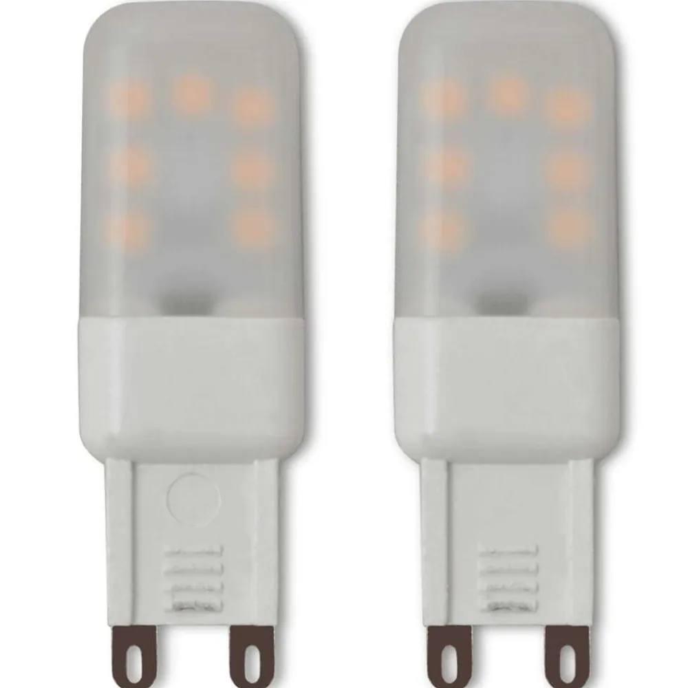 vidaXL Lámpara de techo con 3 bombillas LED G9 120 W Best