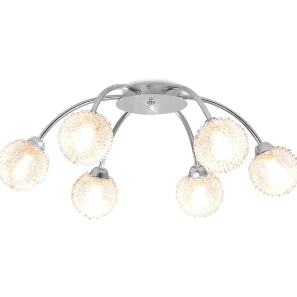 vidaXL Iluminación-Lámpara de techo con 6 bombillas LED G9 240 W