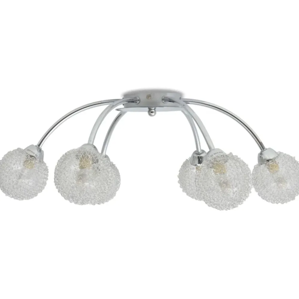 vidaXL Iluminación-Lámpara de techo con 6 bombillas LED G9 240 W