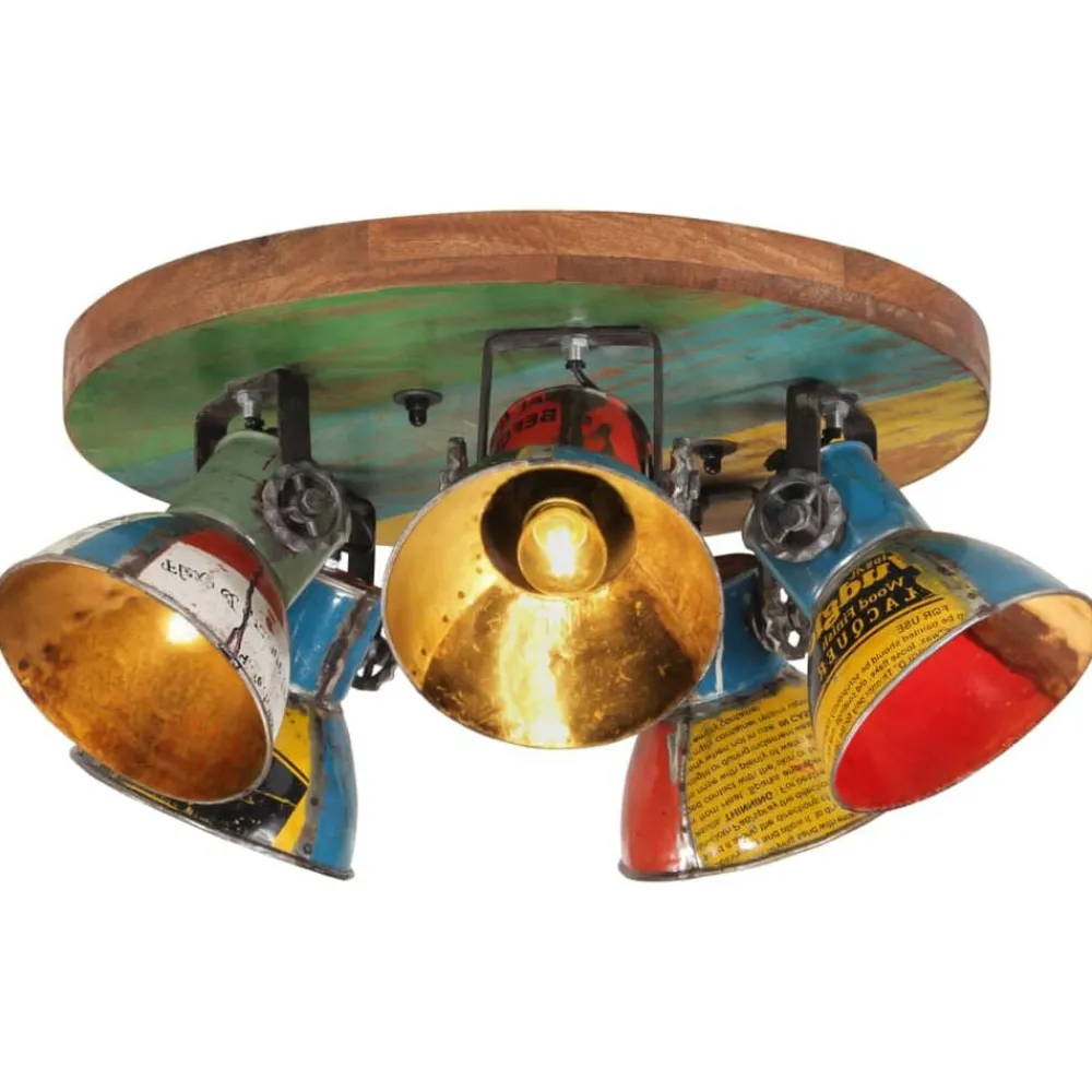 vidaXL Iluminación-Lámpara de techo de colores 25 W E27 50x50x25 cm
