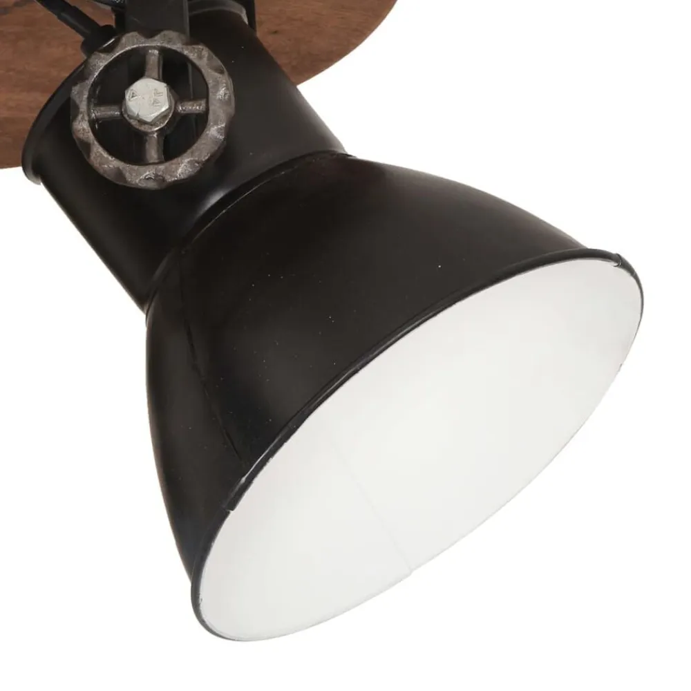 vidaXL Iluminación-Lámpara de techo industrial negra 25 W 42x27 cm E27