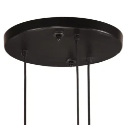vidaXL Iluminación-Lámpara de techo latón vintage 25 W E27 30x30x100 cm