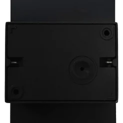 vidaXL Lámpara LED de pared para jardín ovalada negra 9 W Hot