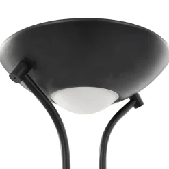 vidaXL Lámpara LED de pie regulable 23 W Negro Sale