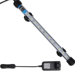 vidaXL Productos Para Mascotas-Lámpara LED para acuario blanca 28 cm