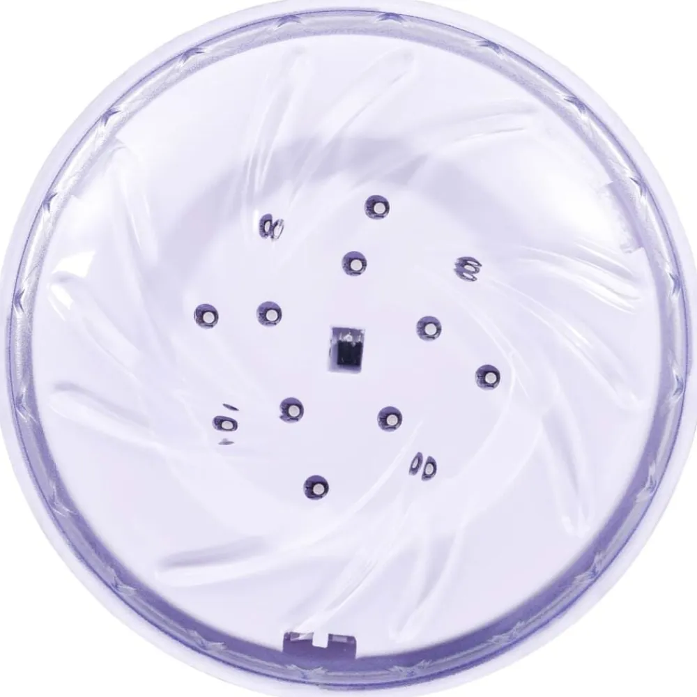 vidaXL Lámpara LED sumergible flotante piscina mando distancia Blanco Discount