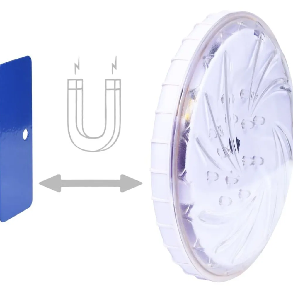 vidaXL Lámpara LED sumergible flotante piscina mando distancia Blanco Discount