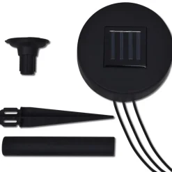 vidaXL Iluminación-Lámpara solar con 3 LED flotantes en forma de bola para piscina