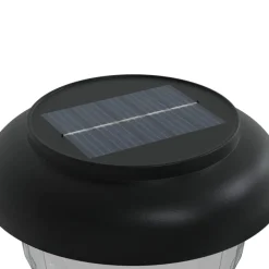 vidaXL Lámpara solar de camino picos tierra 4 uds blanco calido y RGB Blanco cálido New