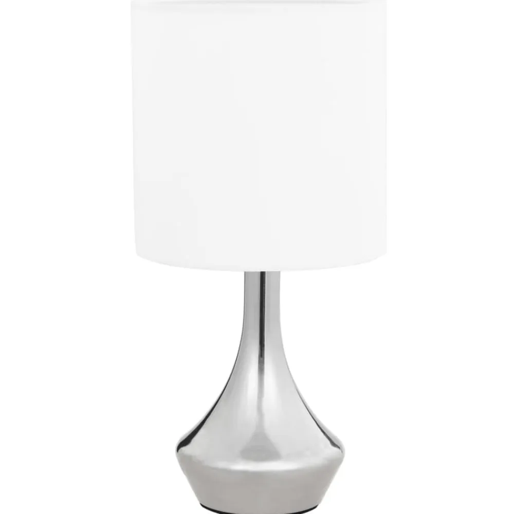 vidaXL Lámparas de mesa táctiles 2 unidades blanco E14 Online