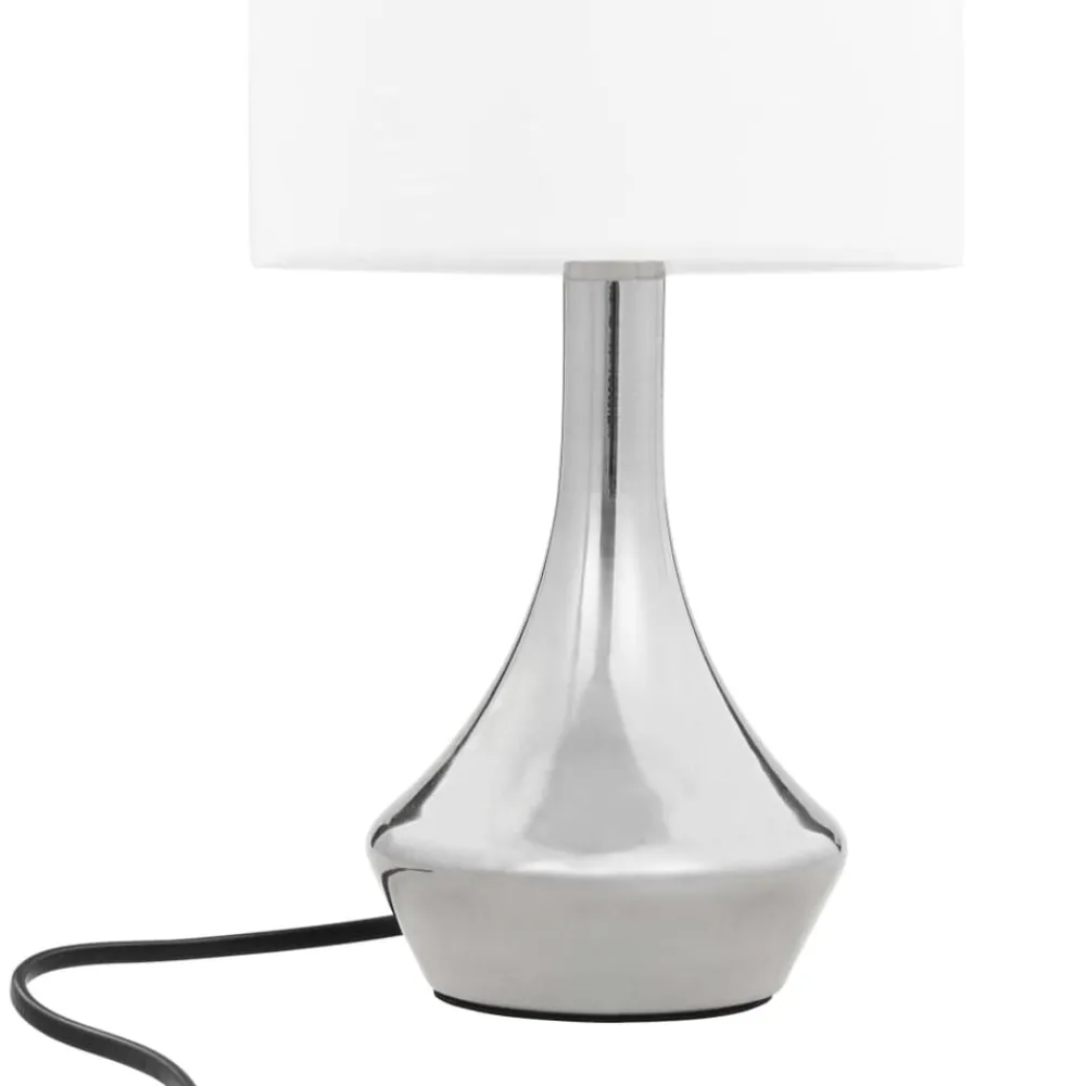 vidaXL Lámparas de mesa táctiles 2 unidades blanco E14 Online