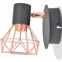 vidaXL Iluminación-Lámparas de pared con 2 bombillas LED de filamento 2 uds 8 W