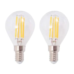vidaXL Iluminación-Lámparas de pared con 2 bombillas LED de filamento 2 uds 8 W