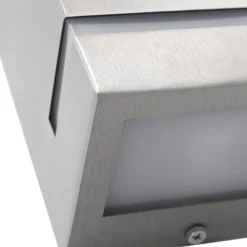 vidaXL Iluminación-Lámparas de pared de exterior 2 uds 35 W semicircular