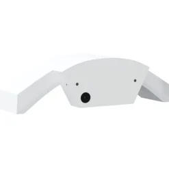 vidaXL Lámparas de pared LED de exterior 2 uds aluminio fundido Blanco Online