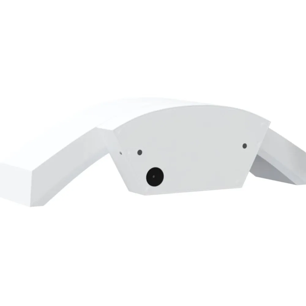 vidaXL Lámparas de pared LED de exterior 2 uds aluminio fundido Blanco Online