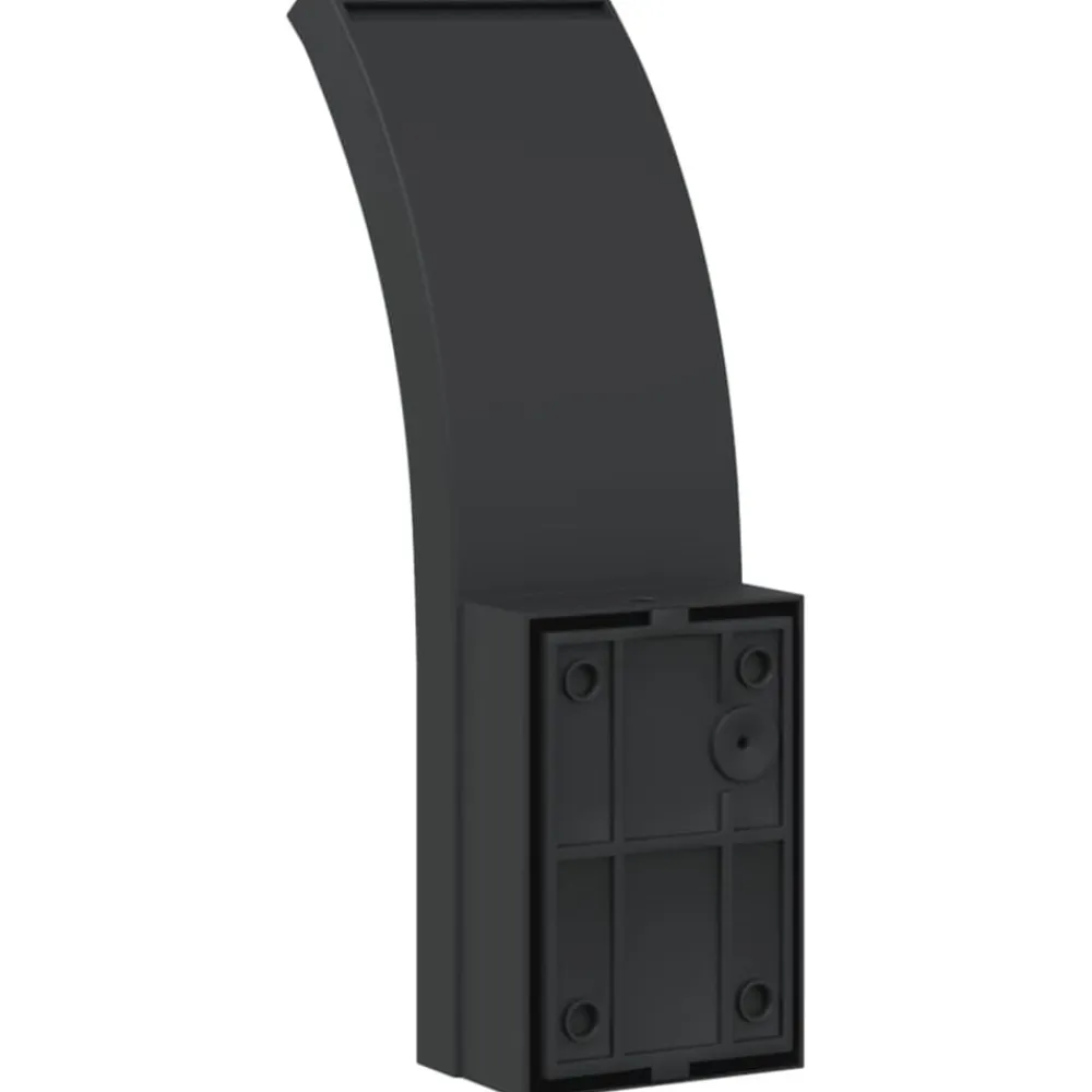vidaXL Iluminación-Lámparas de pared LED de exterior 2 uds aluminio fundido