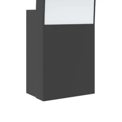 vidaXL Iluminación-Lámparas de pared LED de exterior 2 uds aluminio fundido