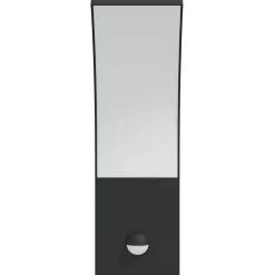 vidaXL Iluminación-Lámparas de pared LED exterior con sensor 2 uds aluminio