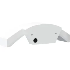 vidaXL Iluminación-Lámparas de pared LED exterior con sensor 2 uds aluminio