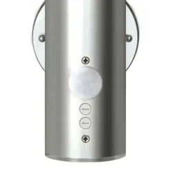 vidaXL Lámparas de pared para exterior 2 uds. con detector de movimiento acero inoxidable Best