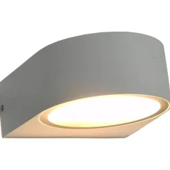 vidaXL Iluminación-Lámparas de pared para jardín 2 uds. redonda blanca 11 W
