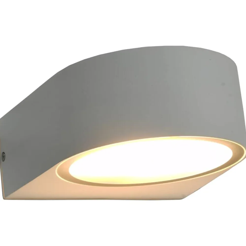 vidaXL Iluminación-Lámparas de pared para jardín 2 uds. redonda blanca 11 W