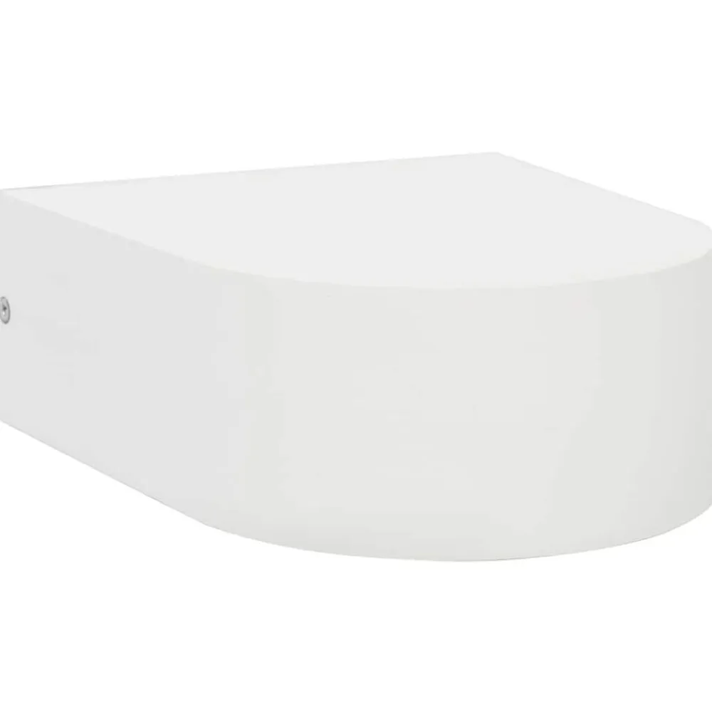 vidaXL Iluminación-Lámparas de pared para jardín 2 uds. redonda blanca 11 W