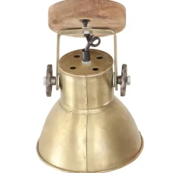 vidaXL Lámparas de pared/techo industrial 2 uds latón 20x25 cm E27 Latón Online