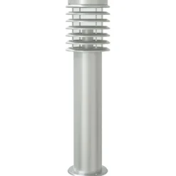 vidaXL Iluminación-Lámparas de suelo de exterior con sensor acero inoxidable 60 cm