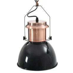 vidaXL Iluminación-Lámparas de techo 2 unidades redondas negro E27