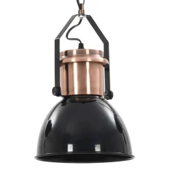 vidaXL Iluminación-Lámparas de techo 2 unidades redondas negro E27
