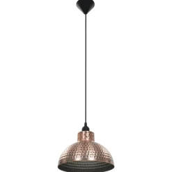 vidaXL Iluminación-Lámparas de techo semiesféricas 2 unidades color cobre