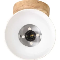 vidaXL Iluminación-Lámparas industriales de pared/techo 2 uds blanca 20x25 cm E27