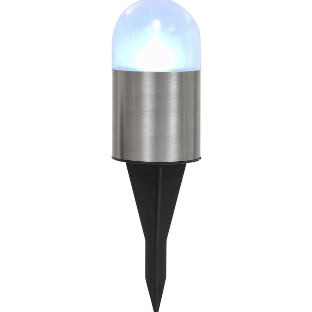 vidaXL Lámparas solares de suelo 12 unidades luces LED blanco Sale