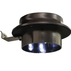 vidaXL Iluminación-Lámparas solares de exterior LED redondas 6 uds 12 cm blanco