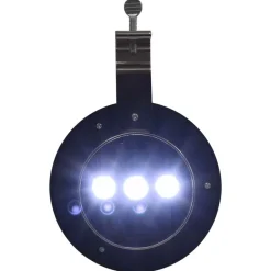 vidaXL Iluminación-Lámparas solares de exterior LED redondas 6 uds 12 cm blanco