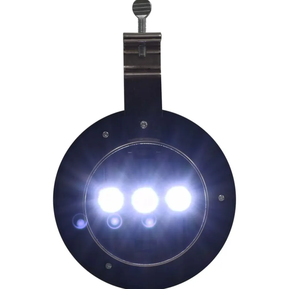 vidaXL Iluminación-Lámparas solares de exterior LED redondas 6 uds 12 cm blanco