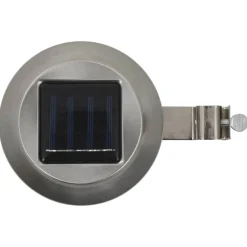 vidaXL Iluminación-Lámparas solares de exterior LED redondas 6 uds 12 cm blanco