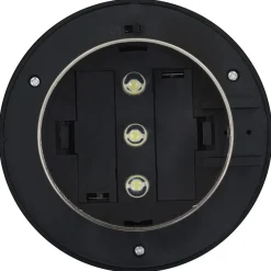 vidaXL Iluminación-Lámparas solares de exterior LED redondas 6 uds 12 cm blanco