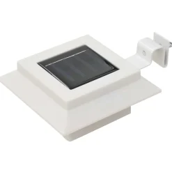 vidaXL Lámparas solares de exterior LED cuadradas 6 uds 12 cm Blanco Sale
