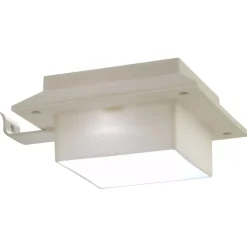vidaXL Lámparas solares de exterior LED cuadradas 6 uds 12 cm Blanco Sale