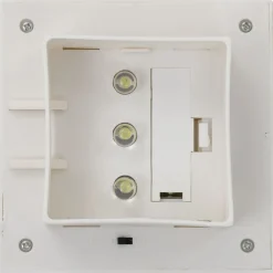 vidaXL Lámparas solares de exterior LED cuadradas 6 uds 12 cm Blanco Sale